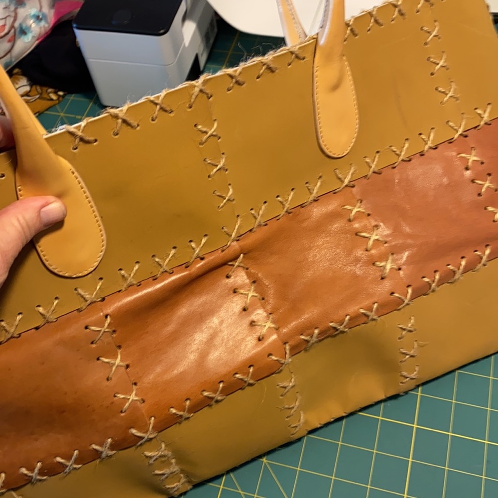 Italian Patchwork Shoulder Bag. - image 7